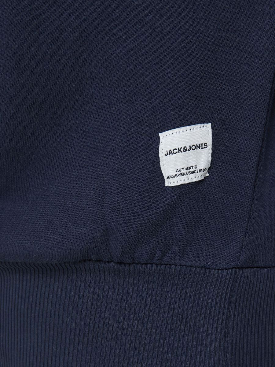 + FELPE Uomo JACK&JONES 12182567 BASIC CREW NAVY BLAZER
