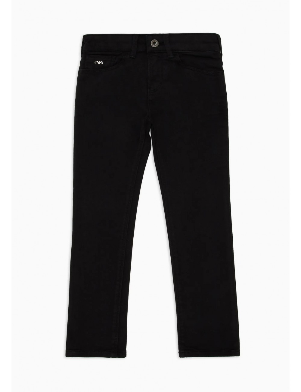 8N4J06 PANTALONE DENIM EMPORIO ARMANI KIDS BOY BAMBINO PANTALONI JEANS NERO J06