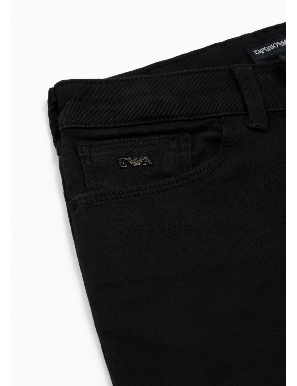 8N4J06 PANTALONE DENIM EMPORIO ARMANI KIDS BOY BAMBINO PANTALONI JEANS NERO J06
