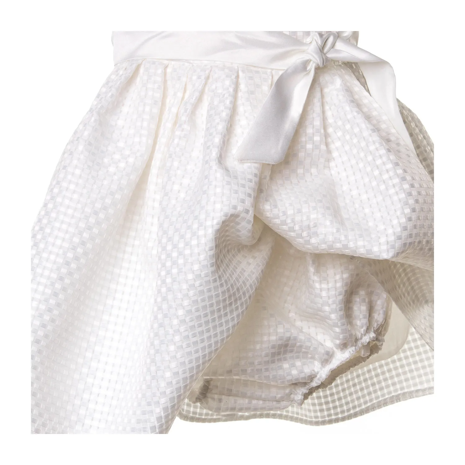 Abito Cerimonia Bianco Bimba Bebè