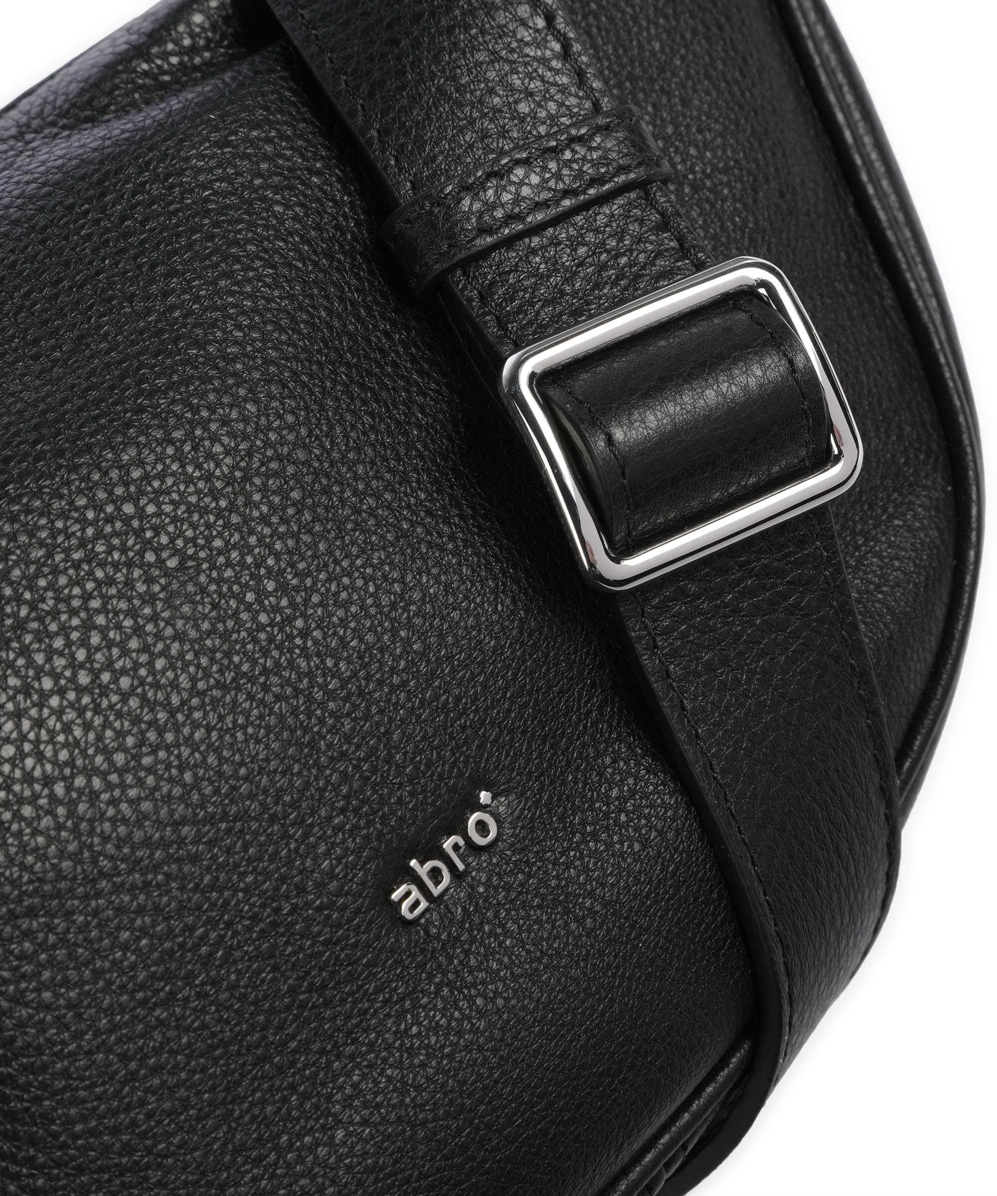  Abro Dalia By my Side Borsa a tracolla pelle di vacchetta grana nero  