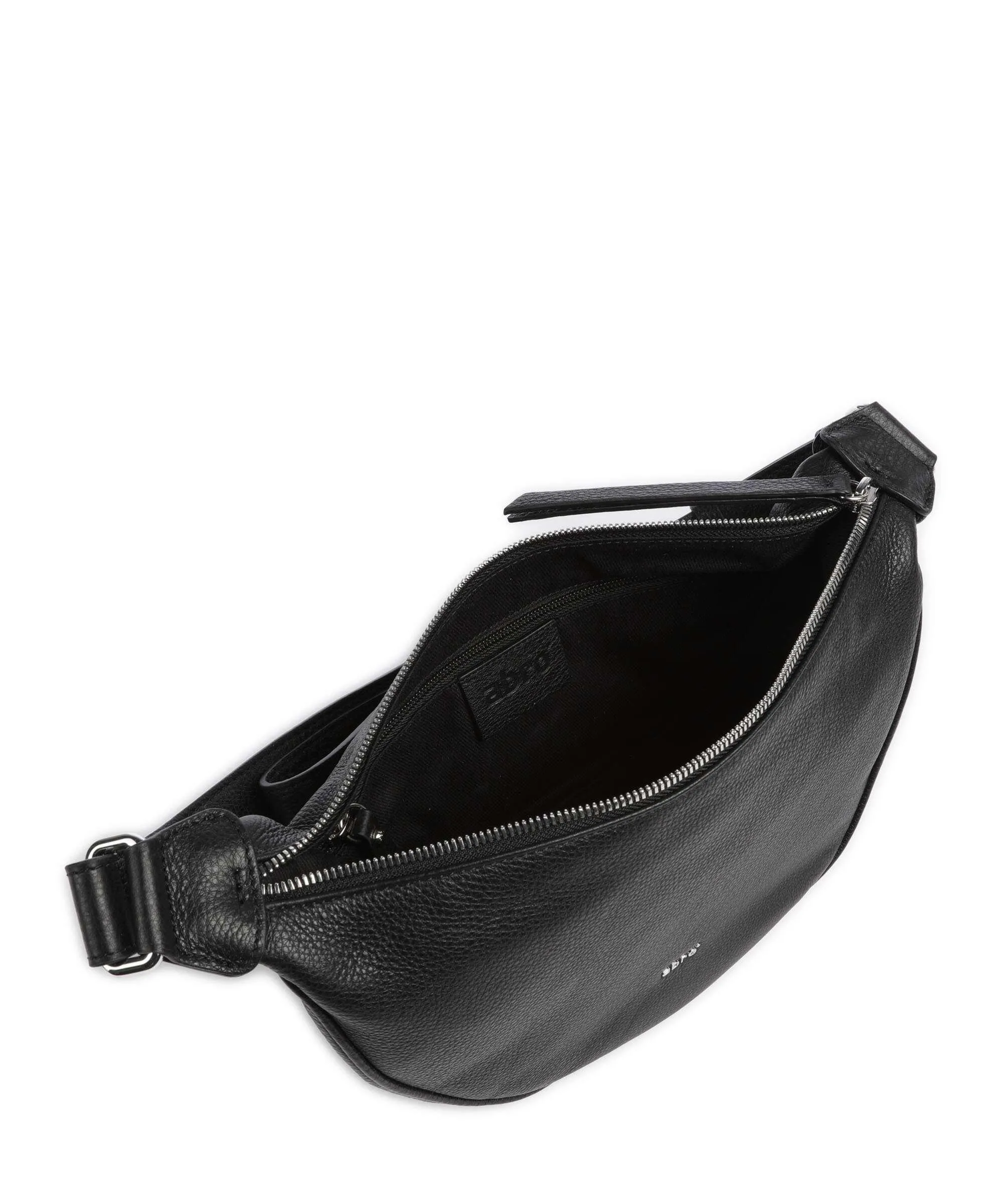  Abro Dalia By my Side Borsa a tracolla pelle di vacchetta grana nero  