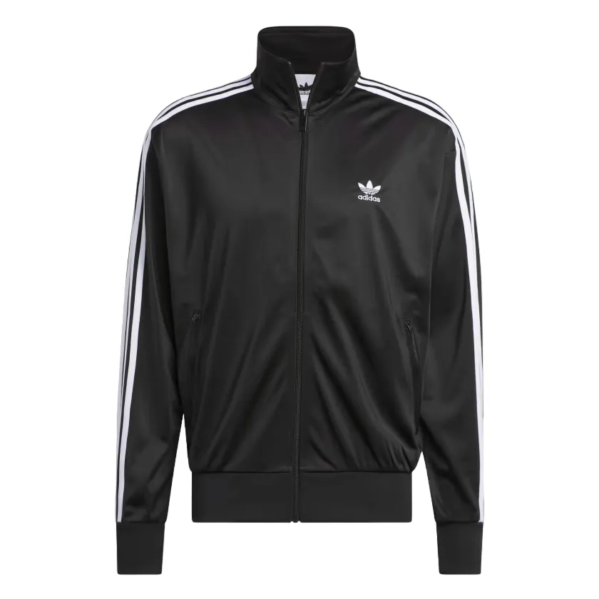 Adidas Adicolor Firebird Adult Full Zip Sweatshirt IJ7058 Black-White