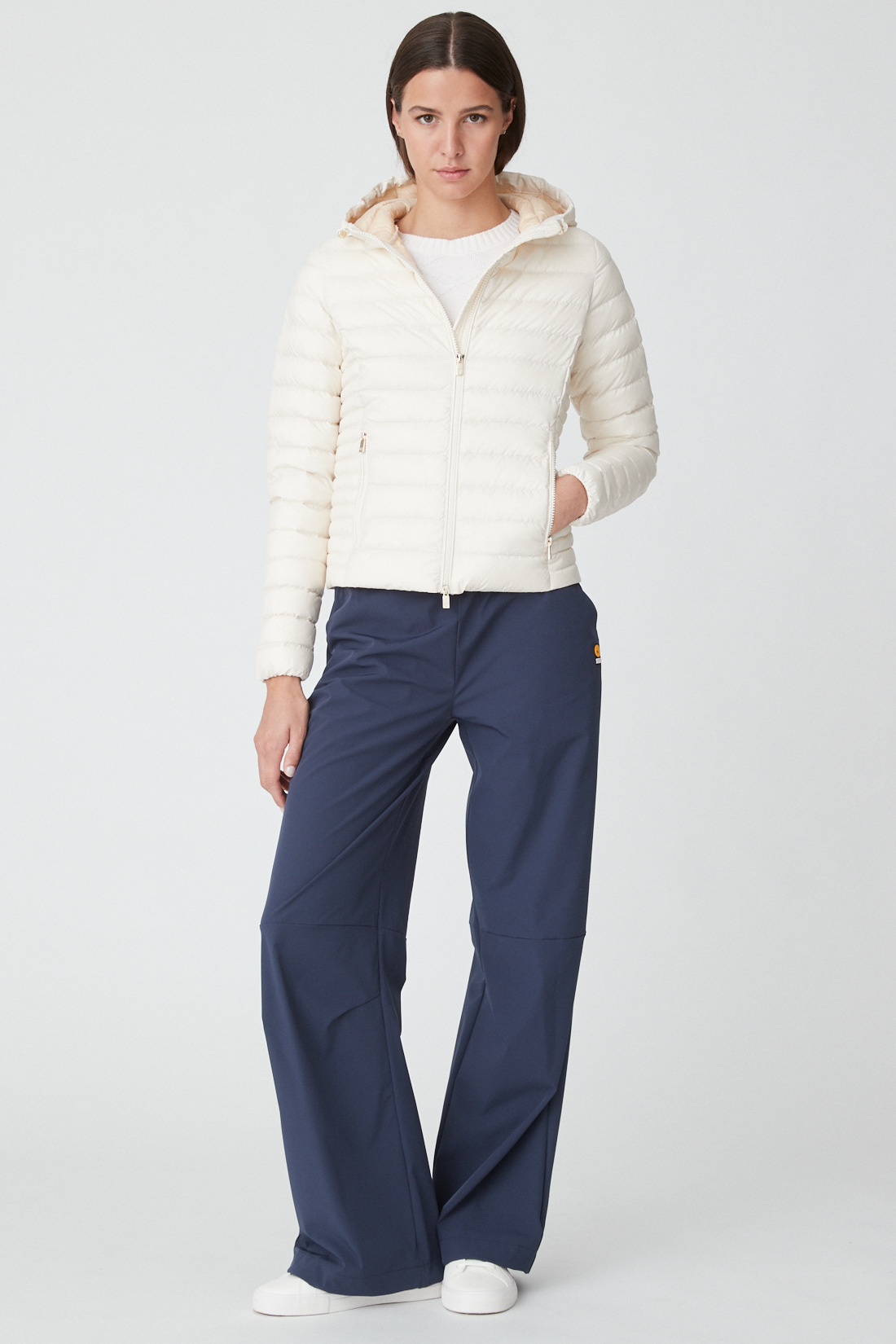 AGHATA – Piumino bianco semi opaco