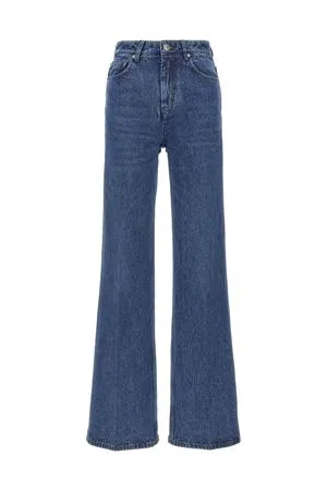 AMI Abbigliamento,Jeans Jeans flared in denim di cotone 