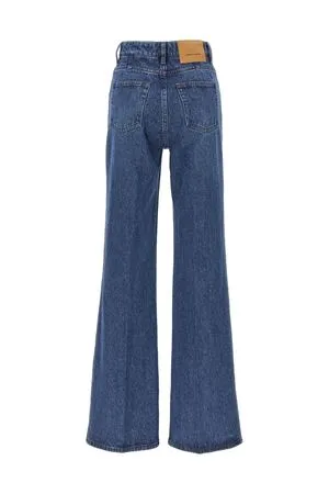 AMI Abbigliamento,Jeans Jeans flared in denim di cotone 