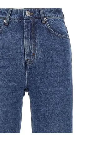 AMI Abbigliamento,Jeans Jeans flared in denim di cotone 