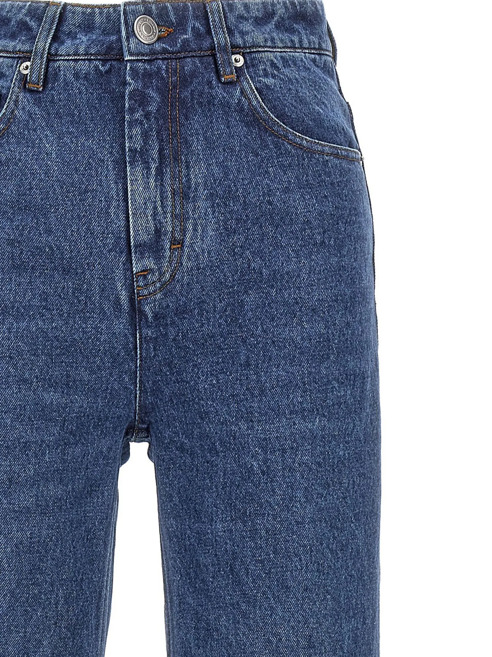 AMI Abbigliamento,Jeans Jeans flared in denim di cotone 