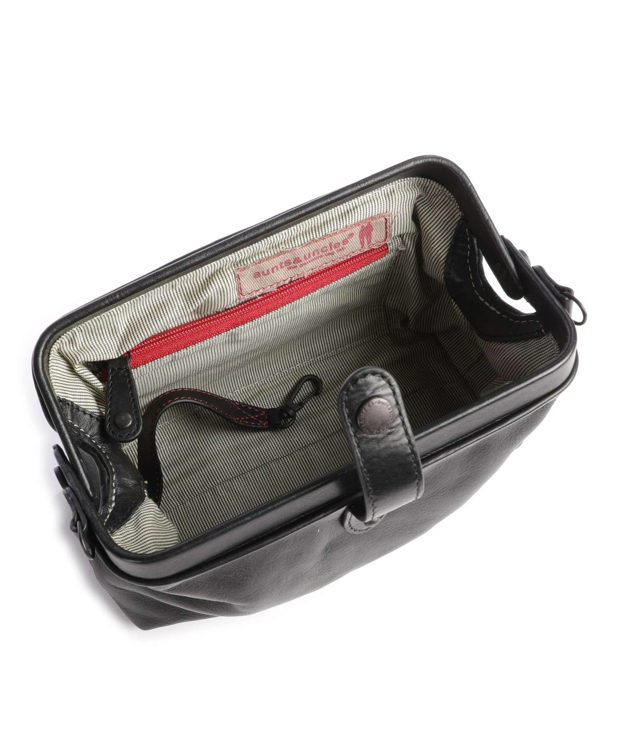  Aunts & Uncles Grandma's Luxury Club Mrs. Eclair Borsa a tracolla pelle di vacchetta grana nero  