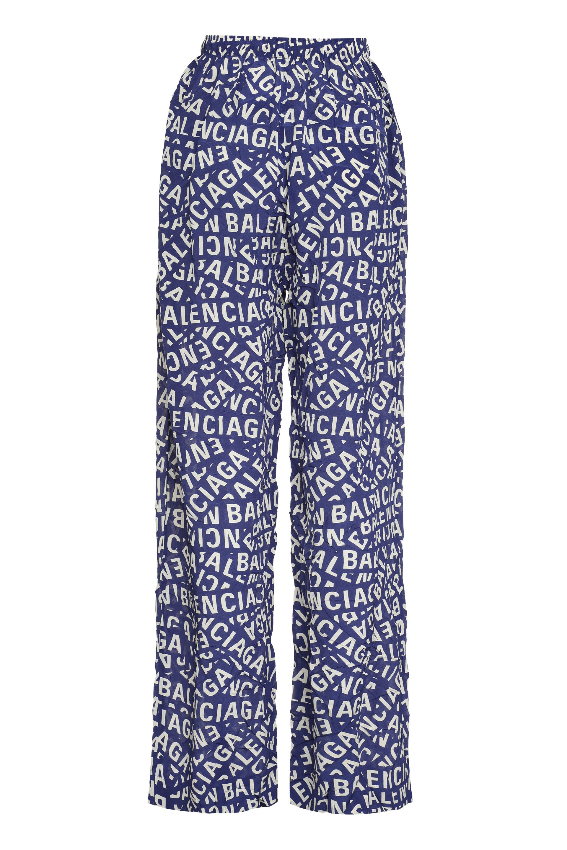 Balenciaga Pantaloni pigiama in seta stampata