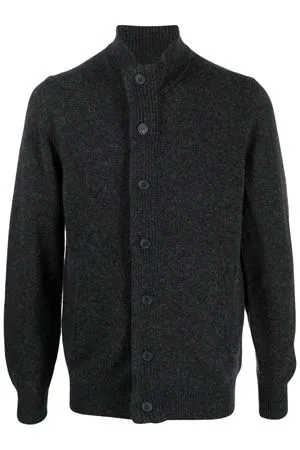 BARBOUR Abbigliamento,Maglieria Maglione grigio in lana merino 