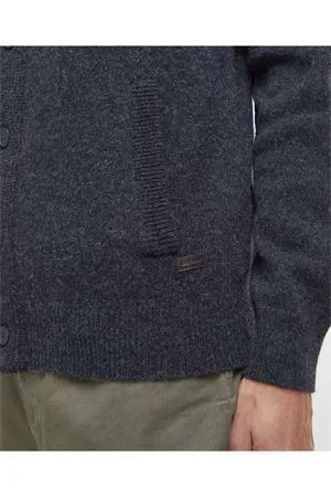 BARBOUR Abbigliamento,Maglieria Maglione grigio in lana merino 