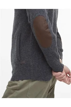BARBOUR Abbigliamento,Maglieria Maglione grigio in lana merino 