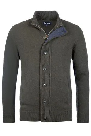 BARBOUR Abbigliamento,Maglieria Maglione verde in lana merino 