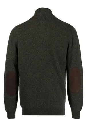 BARBOUR Abbigliamento,Maglieria Maglione verde in lana merino 