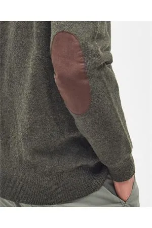BARBOUR Abbigliamento,Maglieria Maglione verde in lana merino 