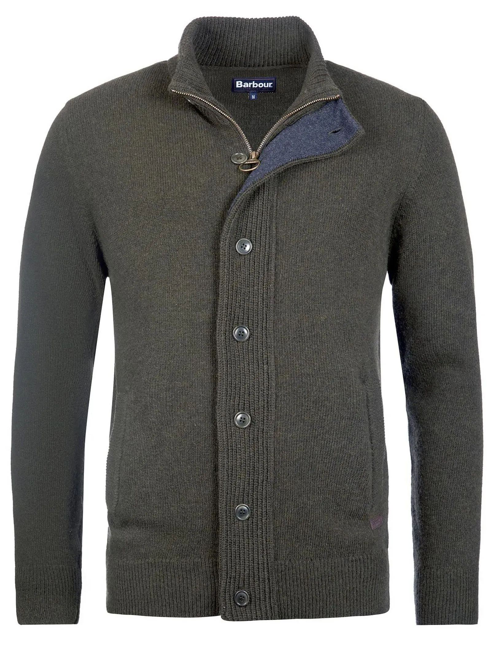 BARBOUR Abbigliamento,Maglieria Maglione verde in lana merino 