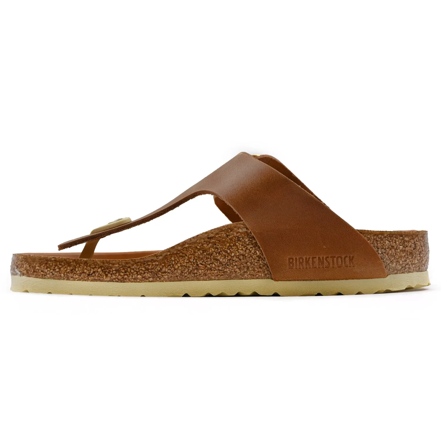 Birkenstock Gizeh Buckle Cognac Sandali Infradito Donna Con Plantare