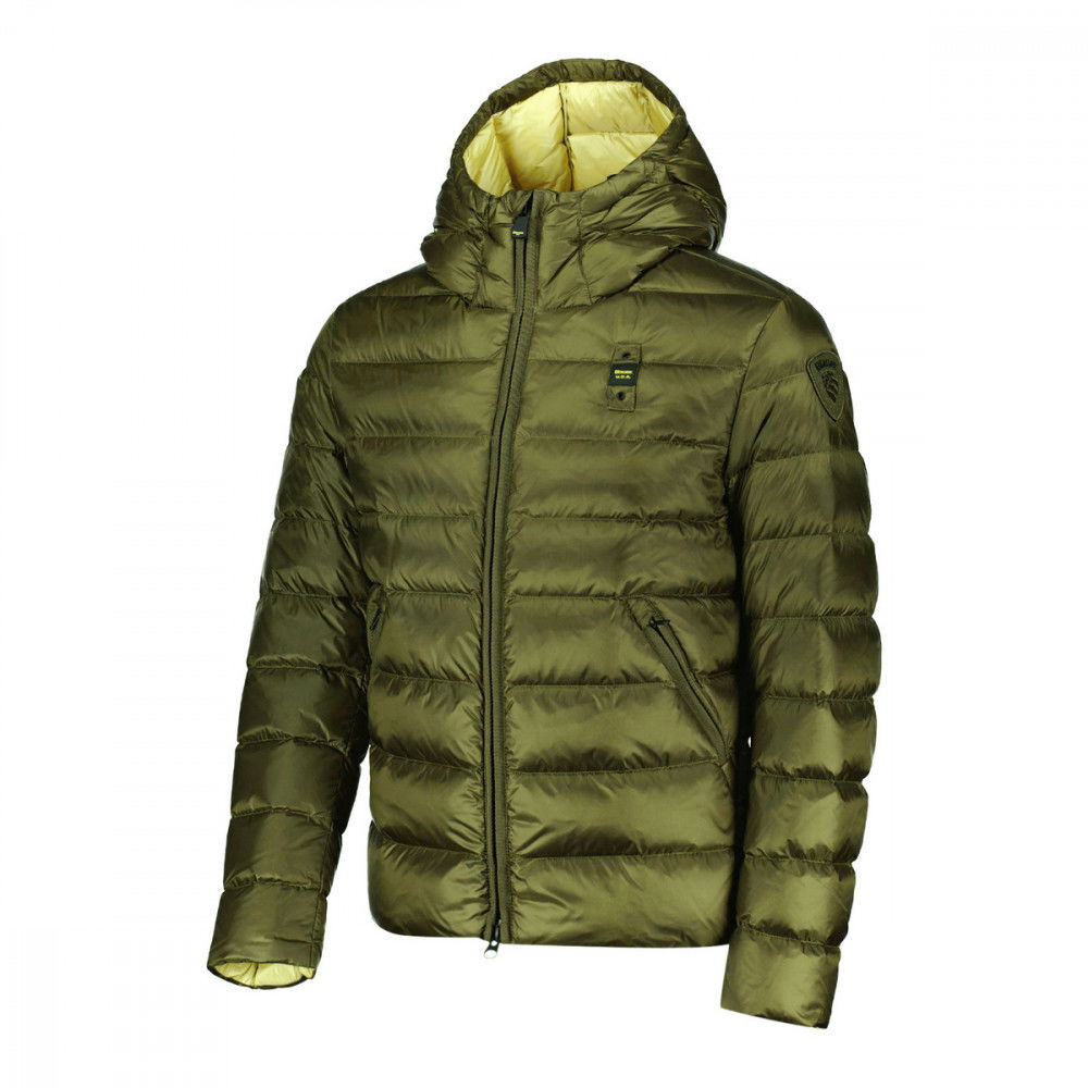 BLAUER PIUMIINO CON CAPPUCCIO ACTON