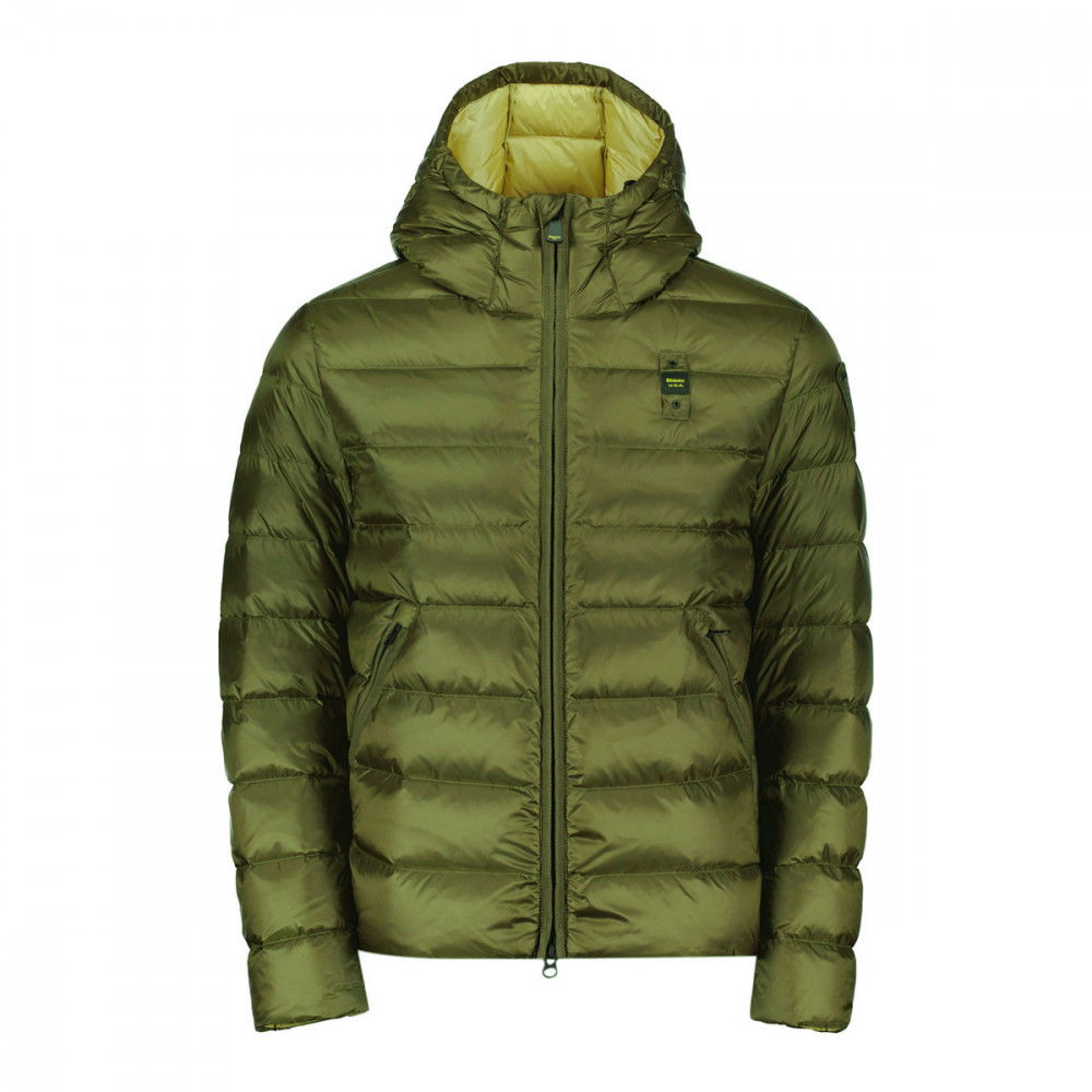 BLAUER PIUMIINO CON CAPPUCCIO ACTON