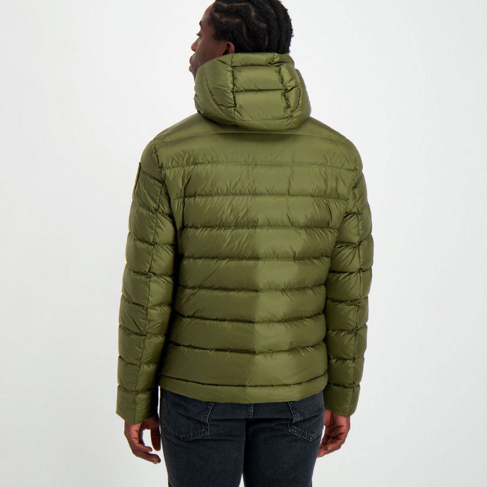 BLAUER PIUMIINO CON CAPPUCCIO ACTON