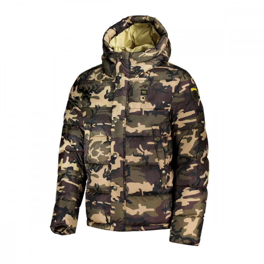 BLAUER PIUMINO CAPPUCCIO