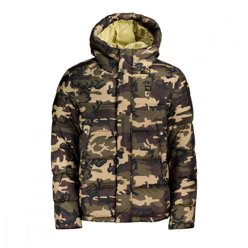 BLAUER PIUMINO CAPPUCCIO