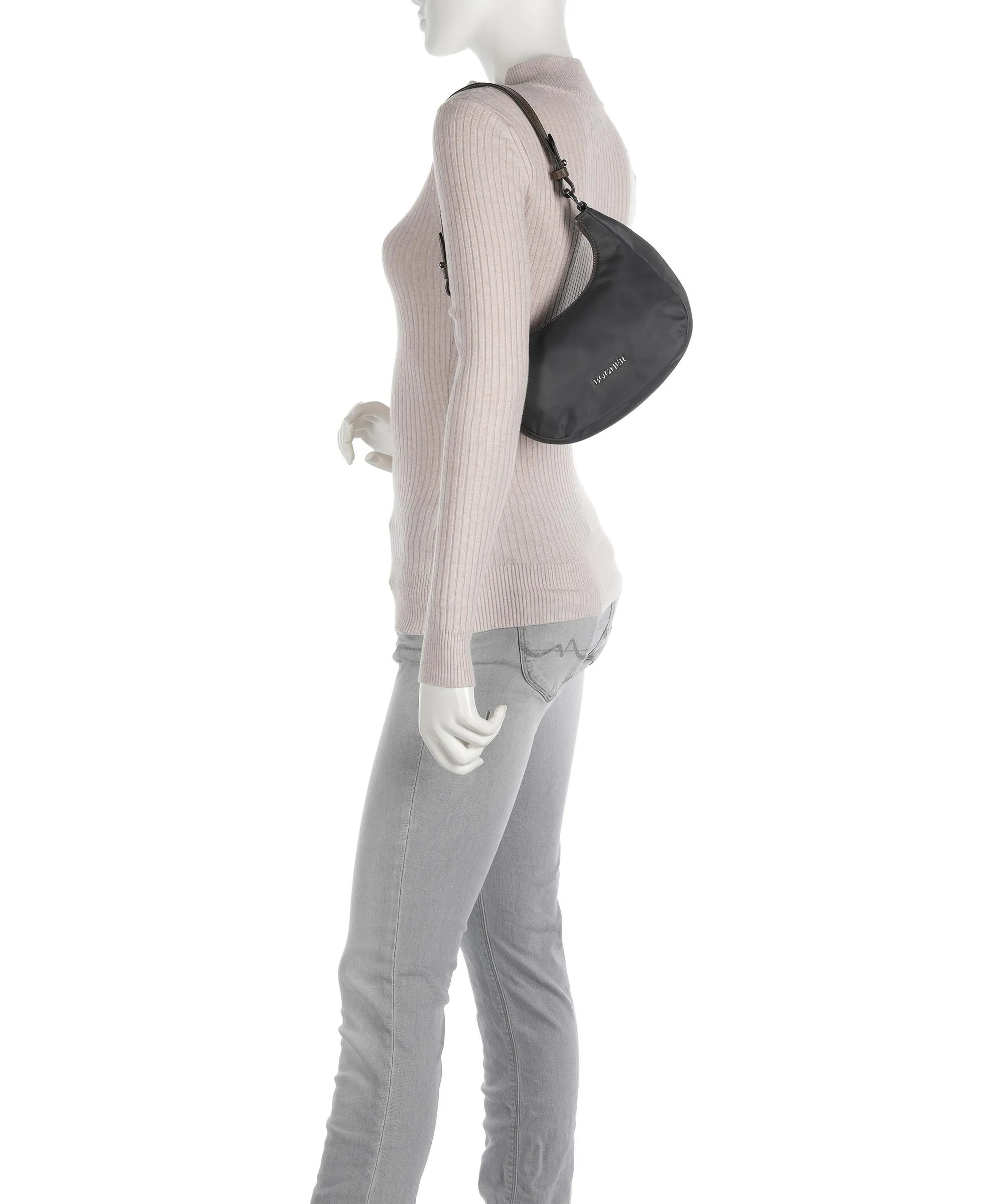  Bogner Klosters Melene Borsa a spalla nylon grigio scuro  