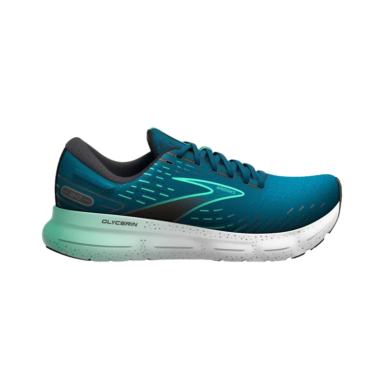 Brooks scarpa da corsa da uomo Glycerin 20 Ammortizzazione neutro 110382 1D 439 blu marocco-nero