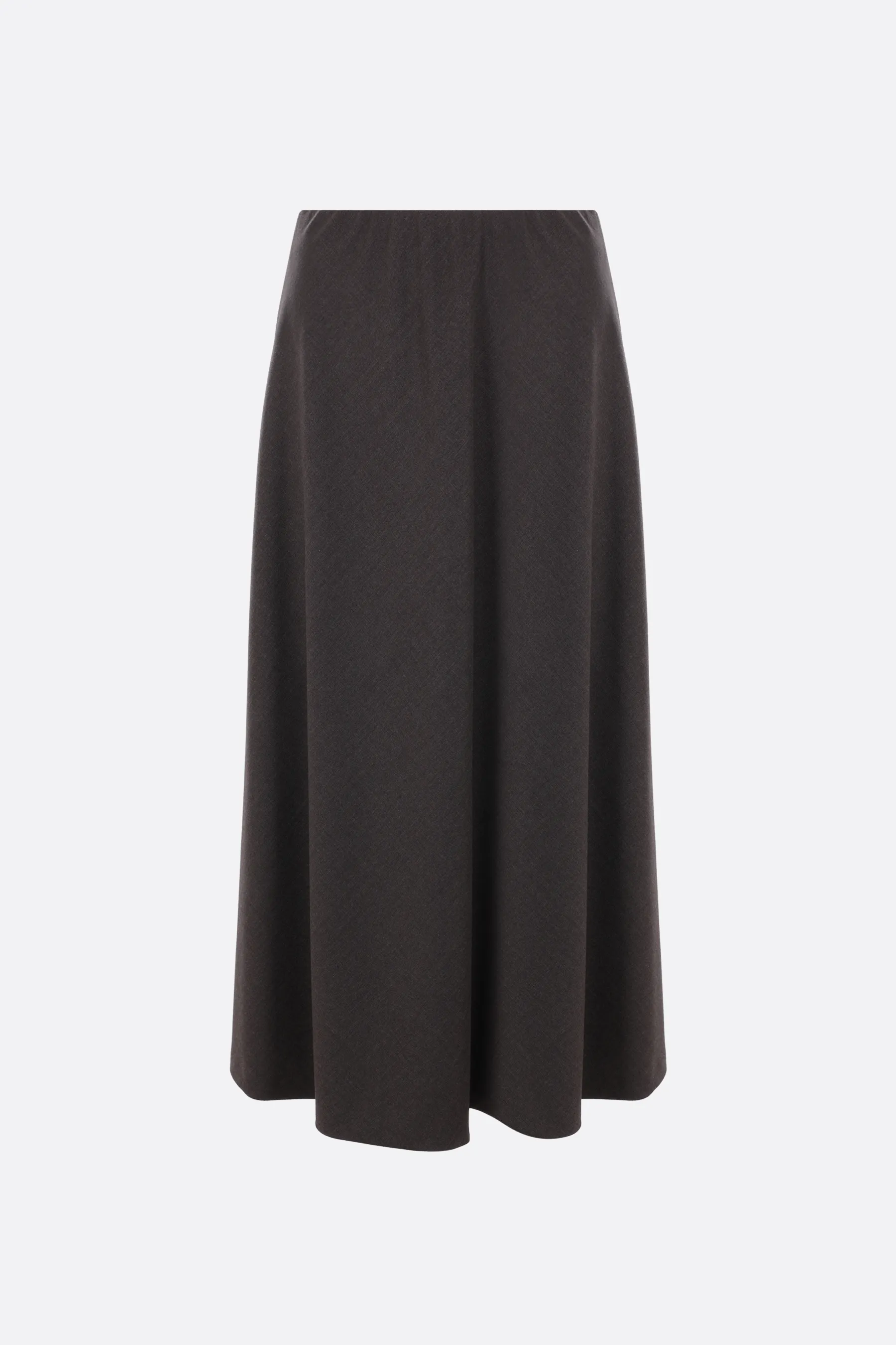  BRUNELLO CUCINELLI gonna Flute in twill di lana stretch 