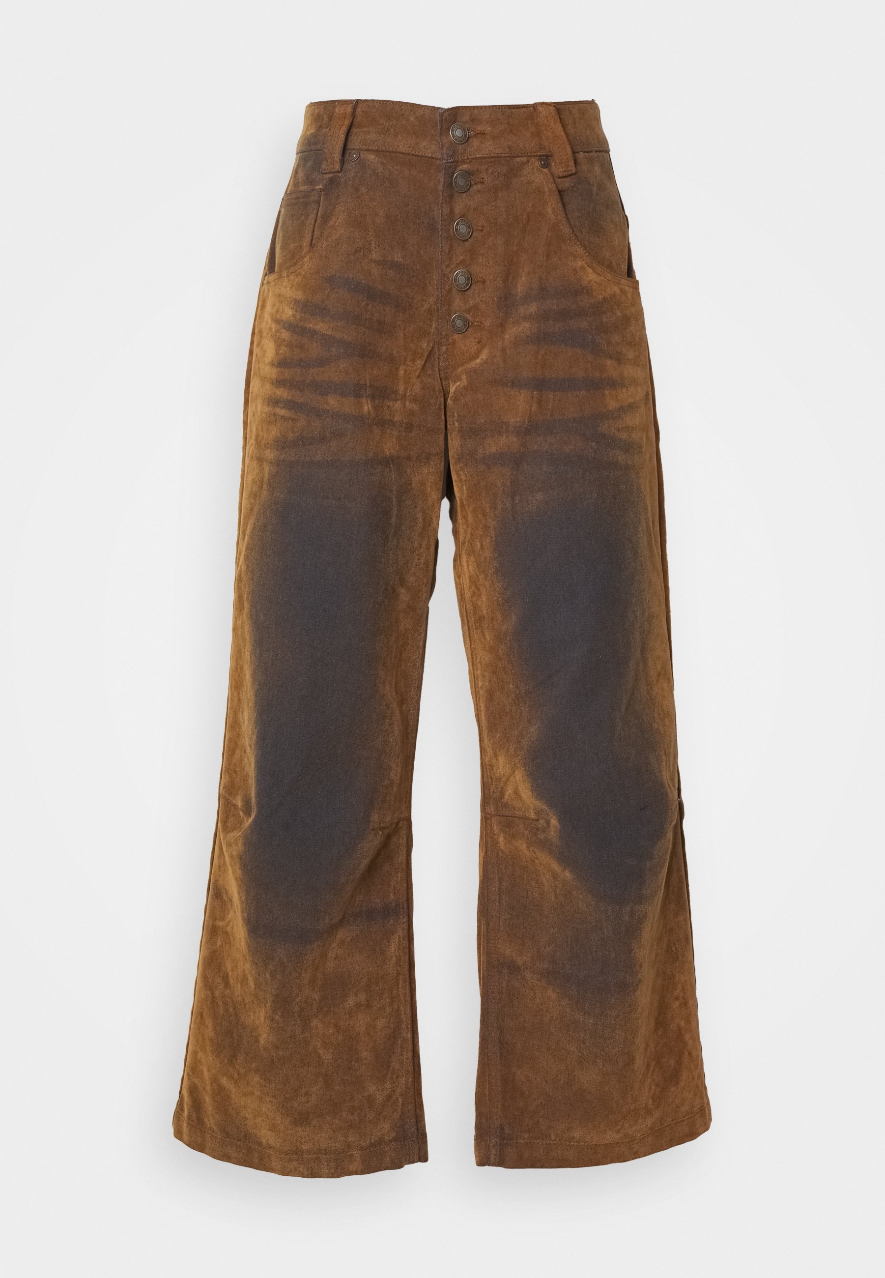 BURNOUT JEANS - Jeans a zampa