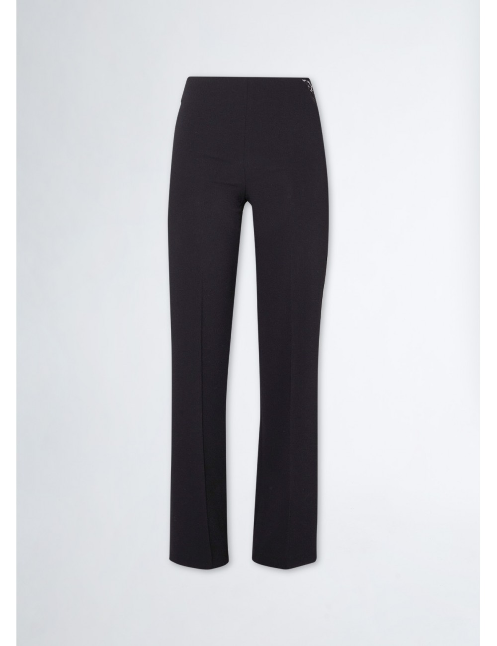 CA4125 PANTALONE ELEGANTE IN PIZZO LIU JO PANTALONI PALAZZO DONNA NERO PANTS