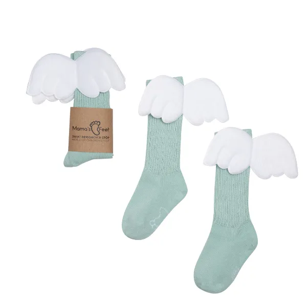 Calze Con Ali Me e mini Me Mint  matchy-matchy
