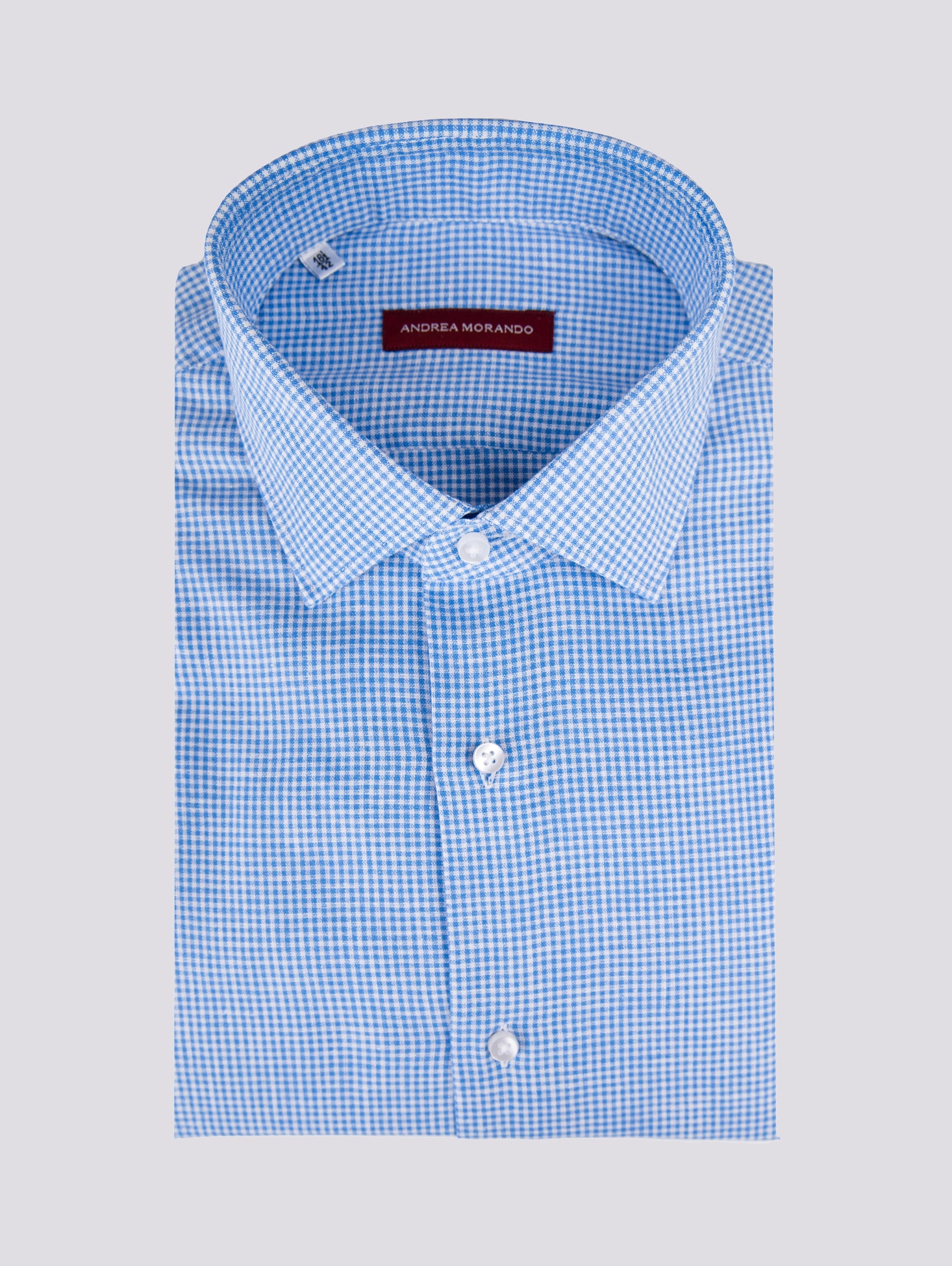 CAMICIA CLASSICA IN LINO A QUADRETTI