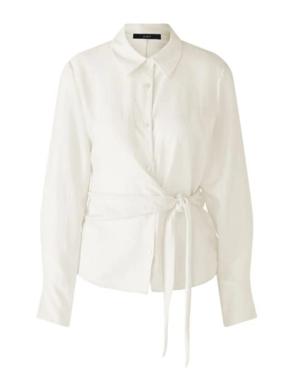 Camicia con nodo beige