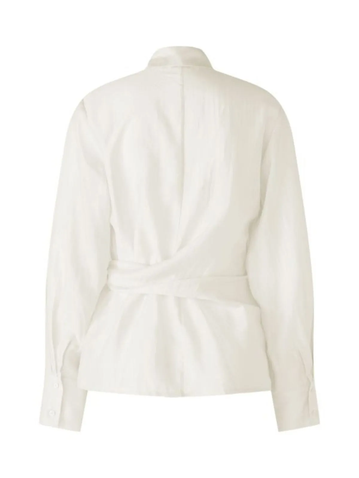 Camicia con nodo beige