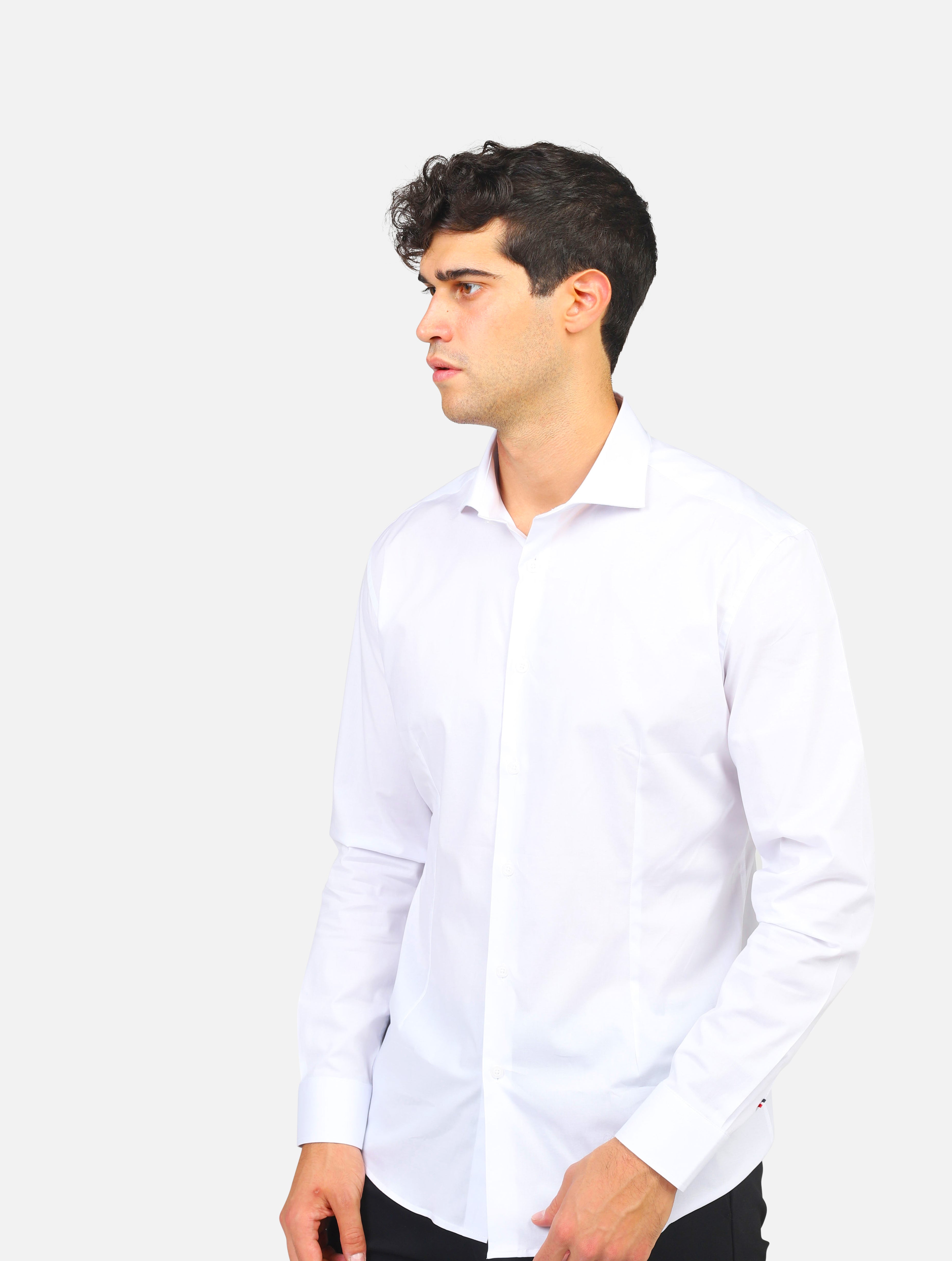 camicia DANIELE ALESSANDRINI - C6811R13244307BIANCO