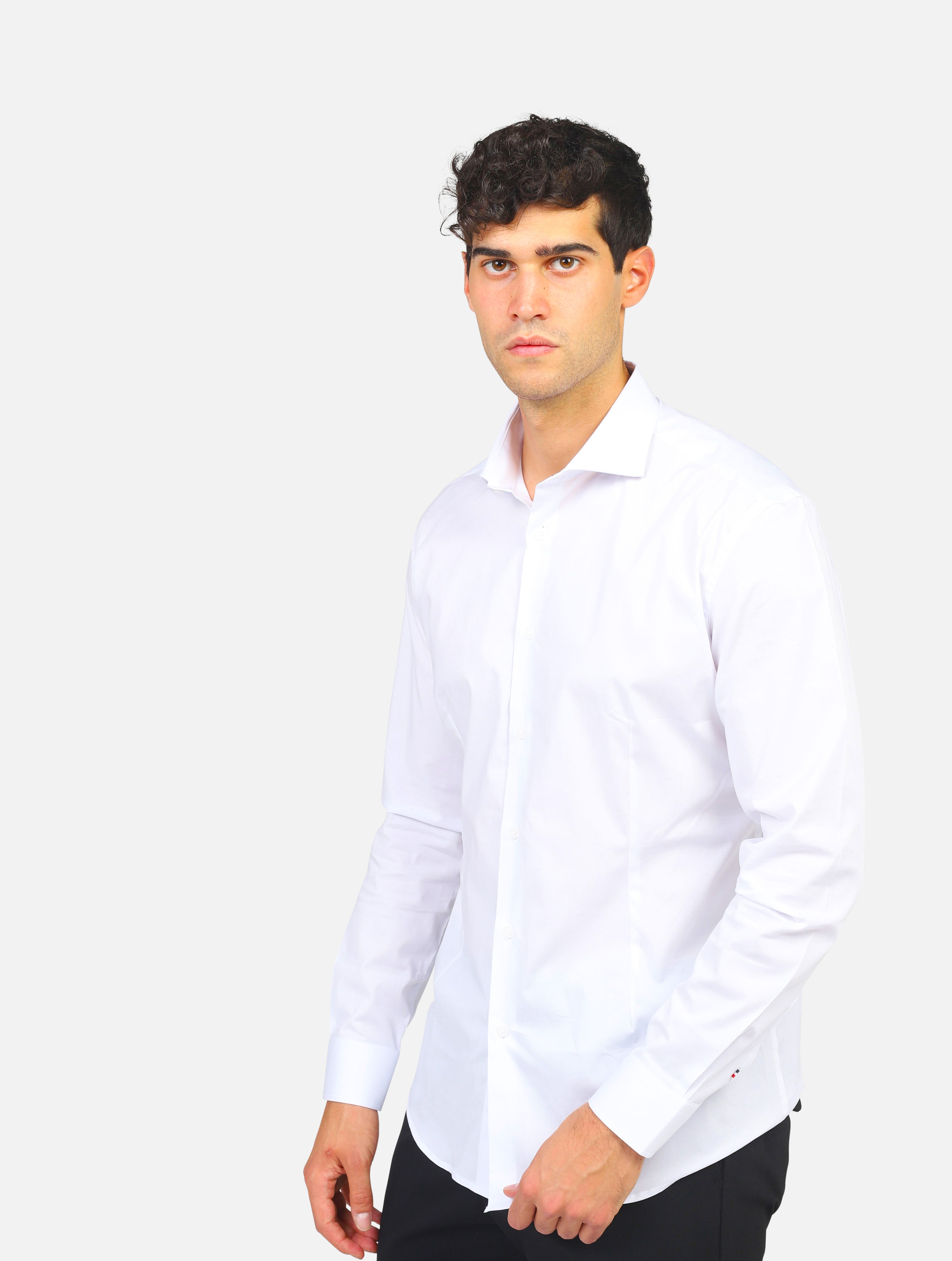 camicia DANIELE ALESSANDRINI - C6811R13244307BIANCO