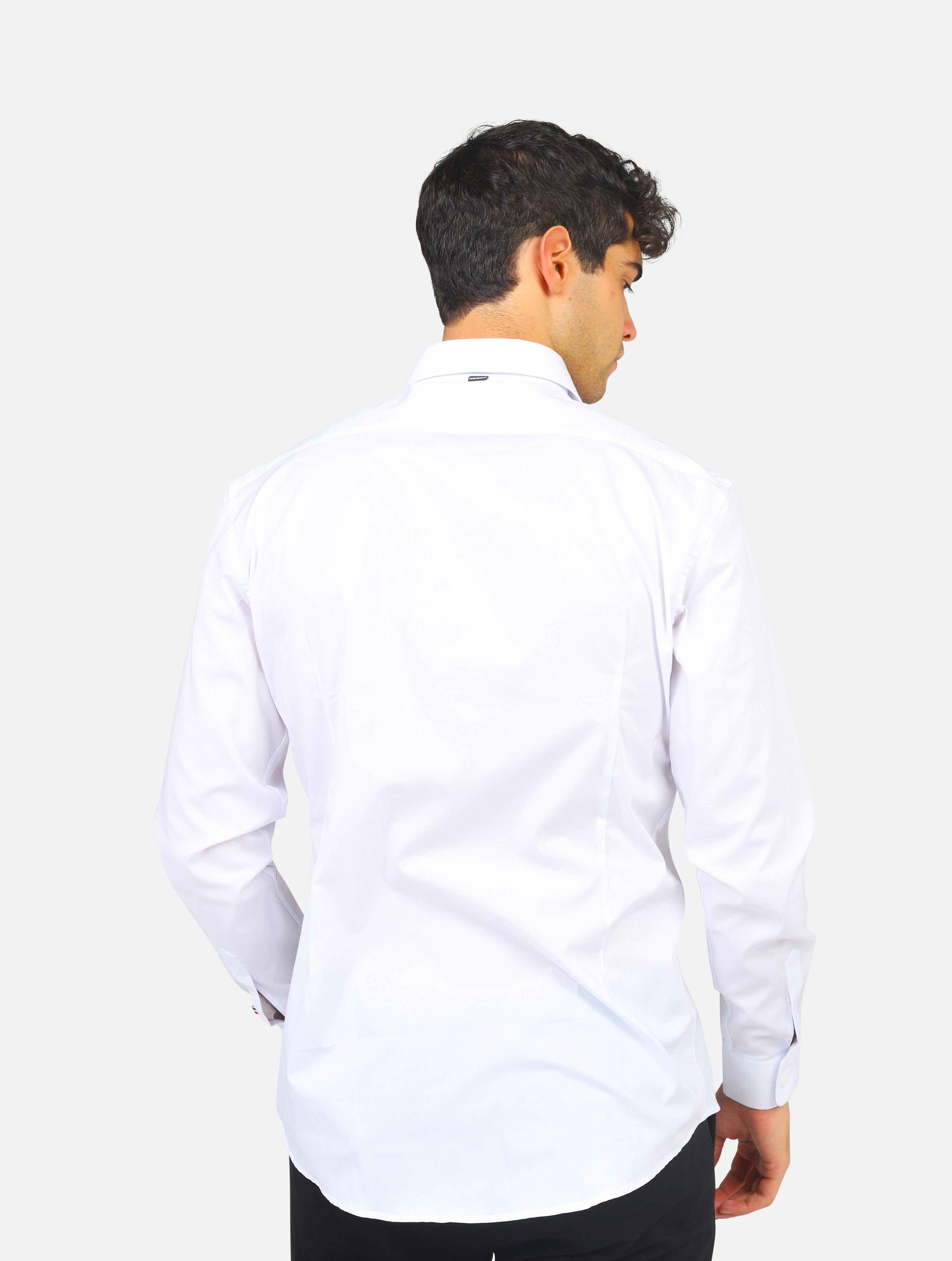camicia DANIELE ALESSANDRINI - C6811R13244307BIANCO
