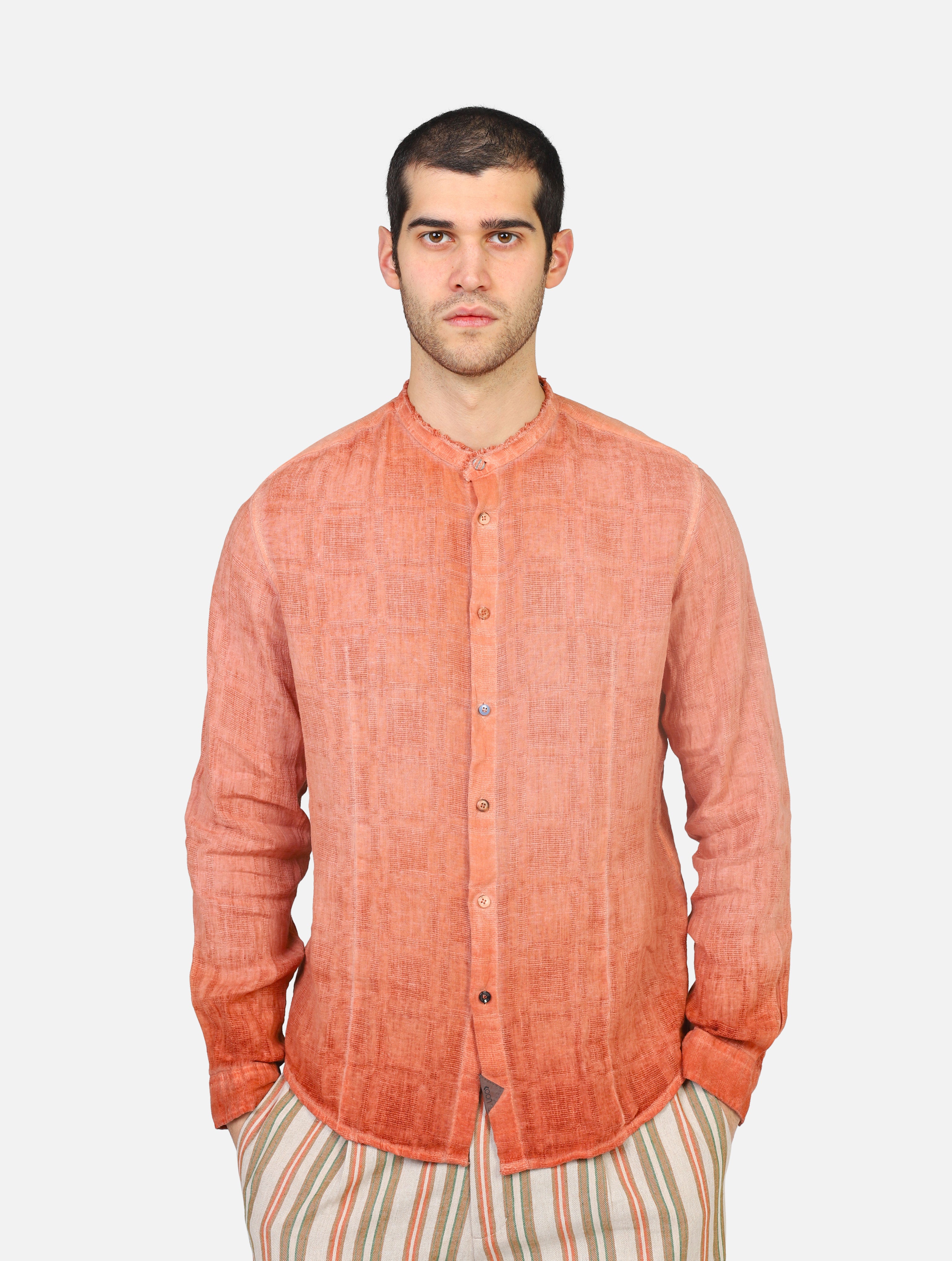 camicia KOON LCM154UN08MATTONE