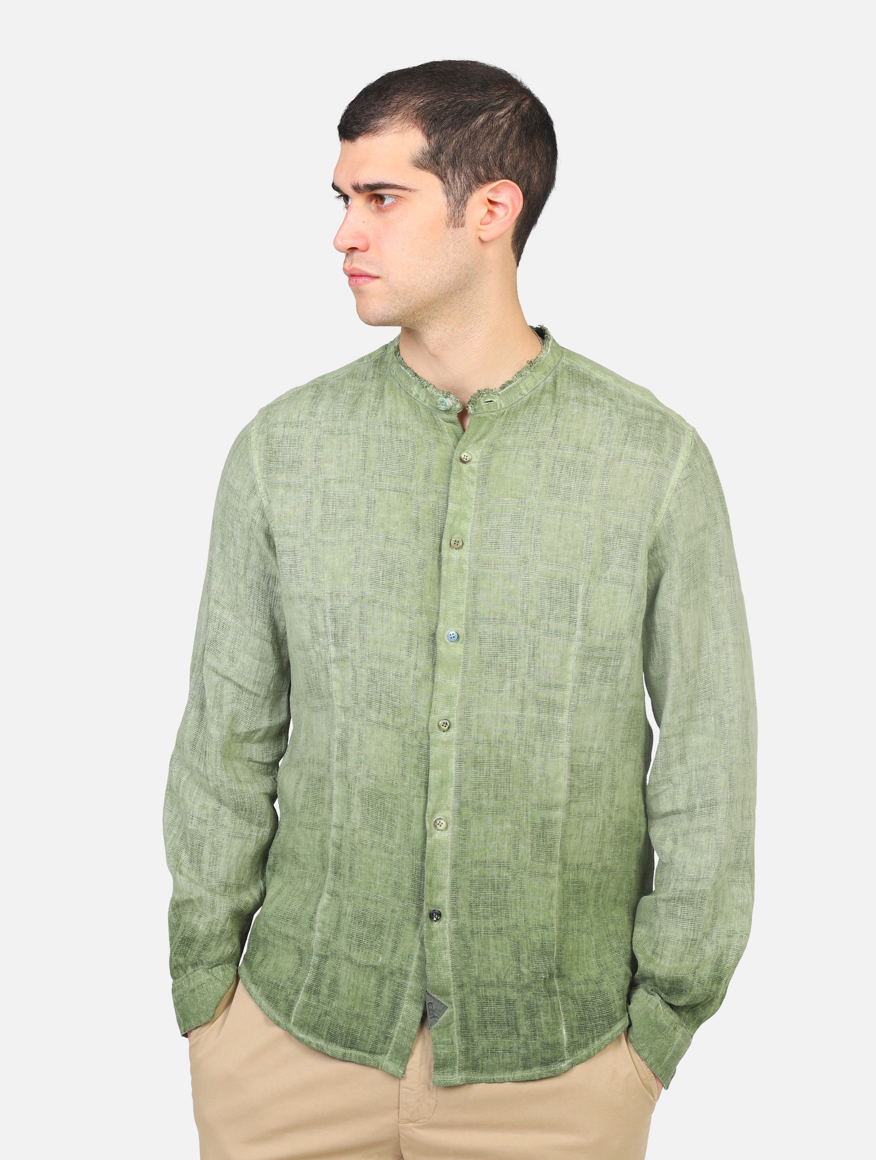 camicia KOON LCM154UN08VERDE