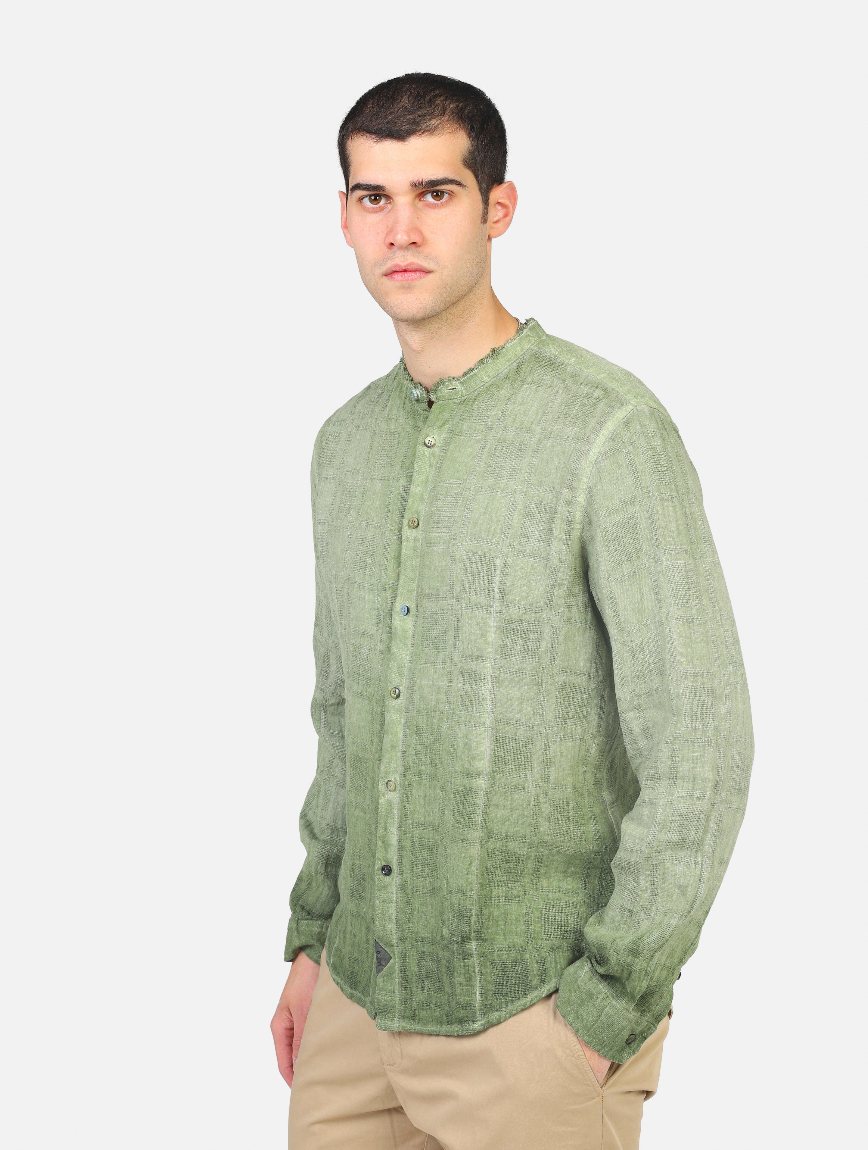 camicia KOON LCM154UN08VERDE