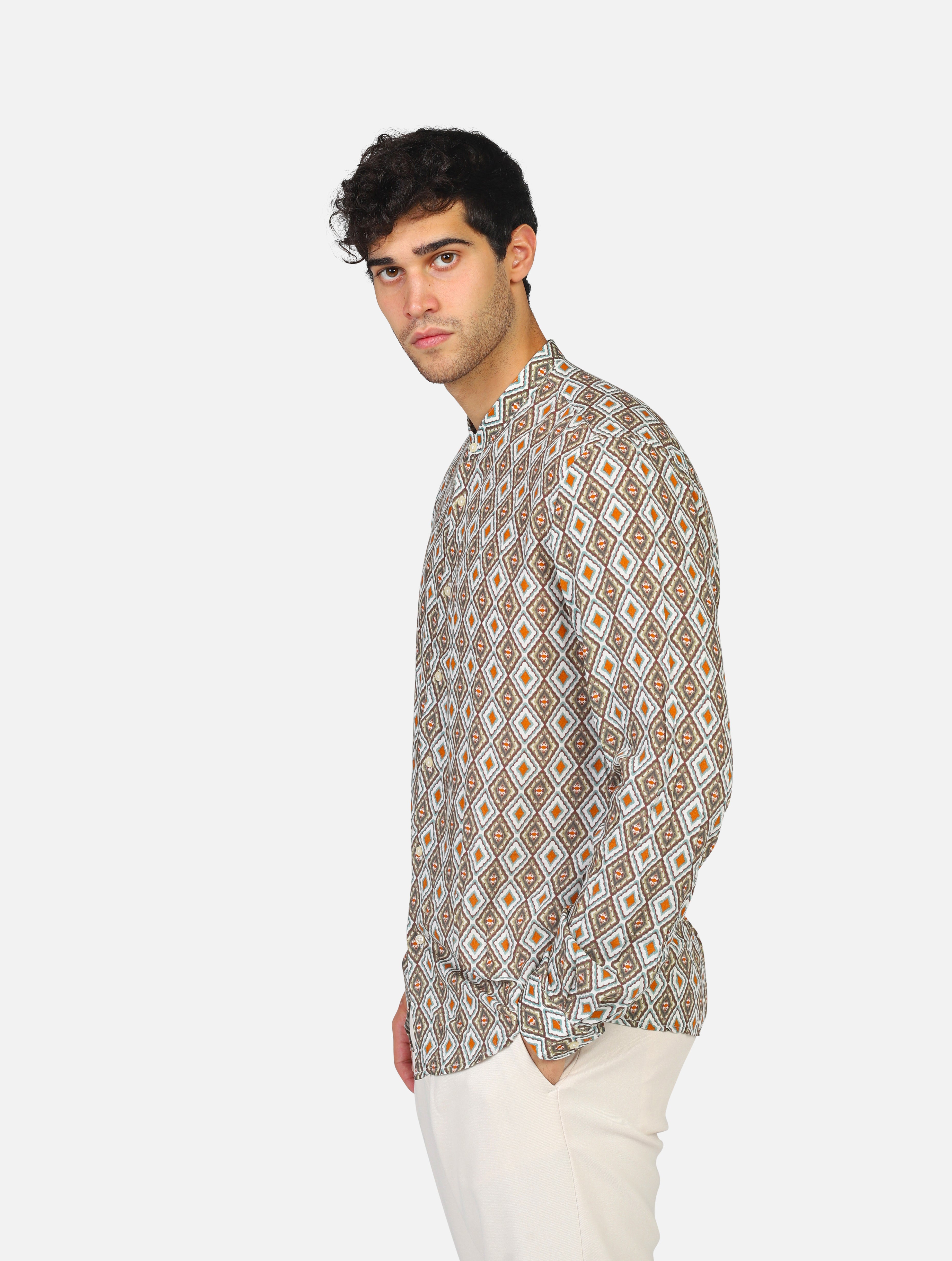 camicia OVER-D - OE1F2W3C02MULTICOLOR