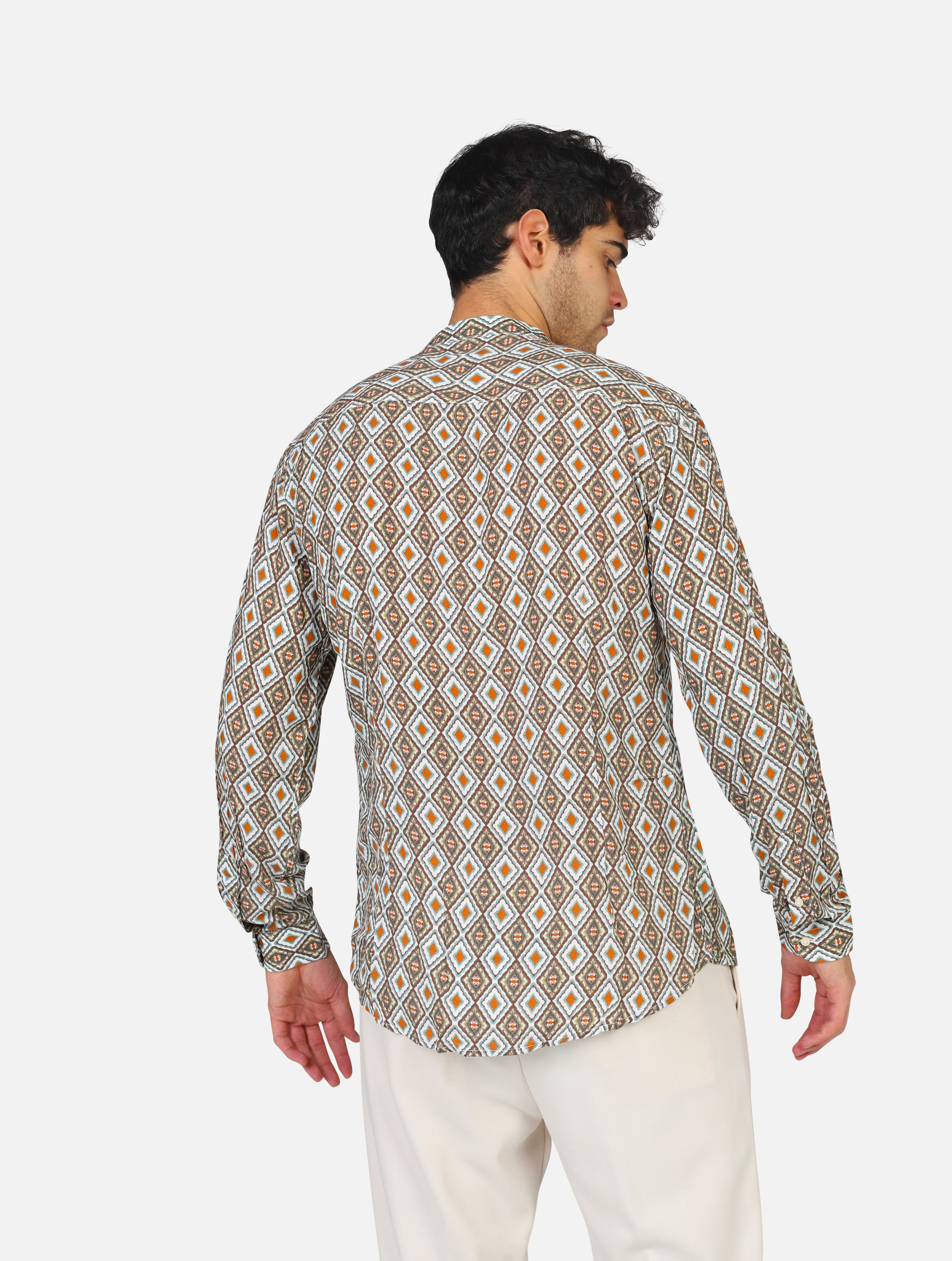 camicia OVER-D - OE1F2W3C02MULTICOLOR