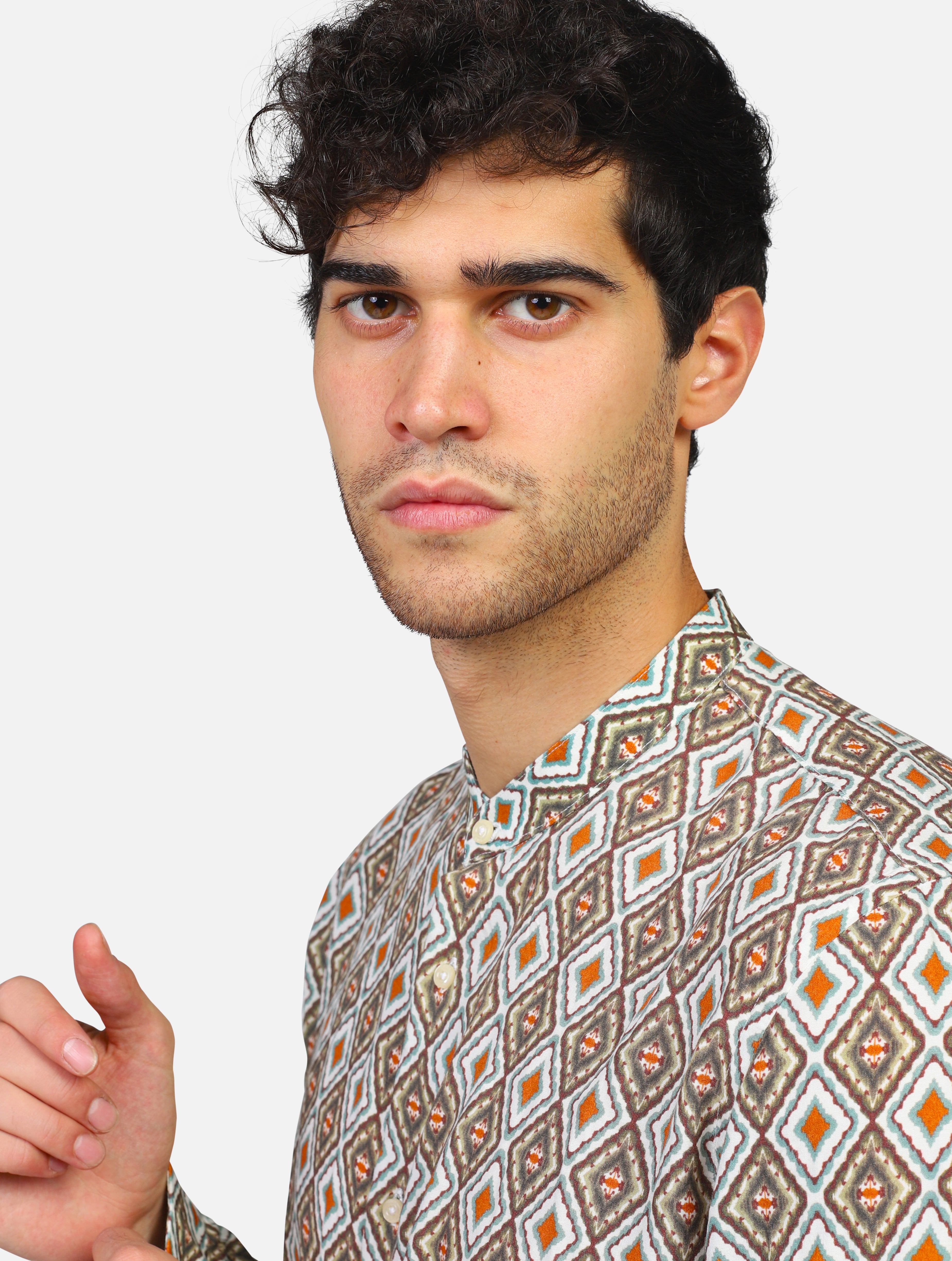 camicia OVER-D - OE1F2W3C02MULTICOLOR