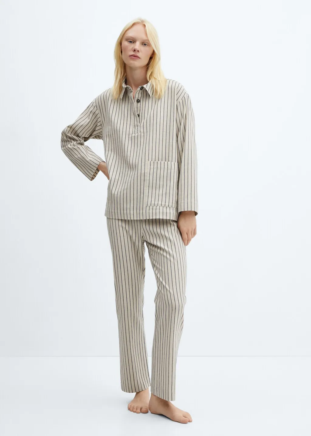 Camicia pigiama righe