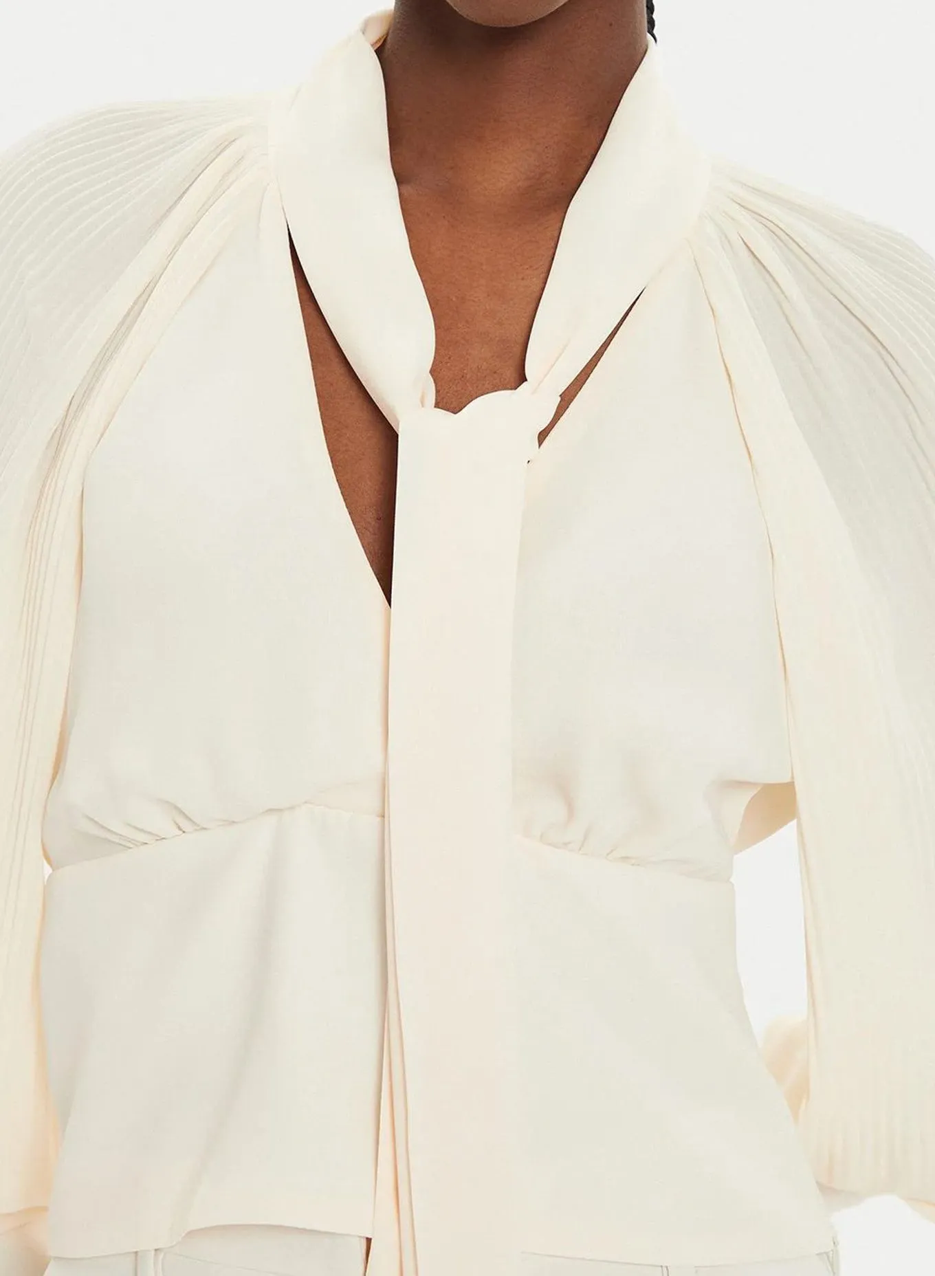 Camicia Plissè Beige Liu Jo