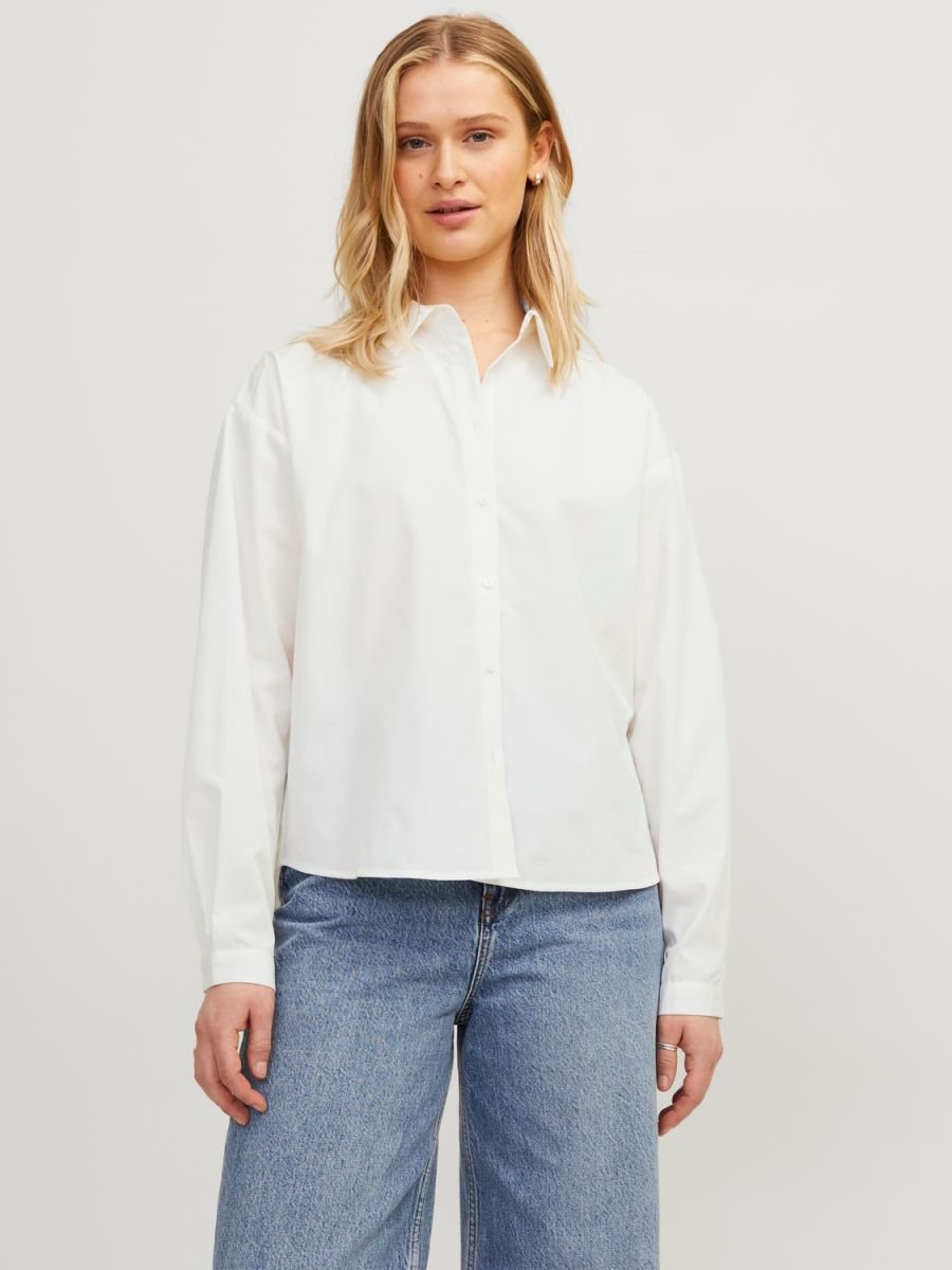 CAMICIE Donna JJXX 12203522 JXMISSION LS RELAX WHITE