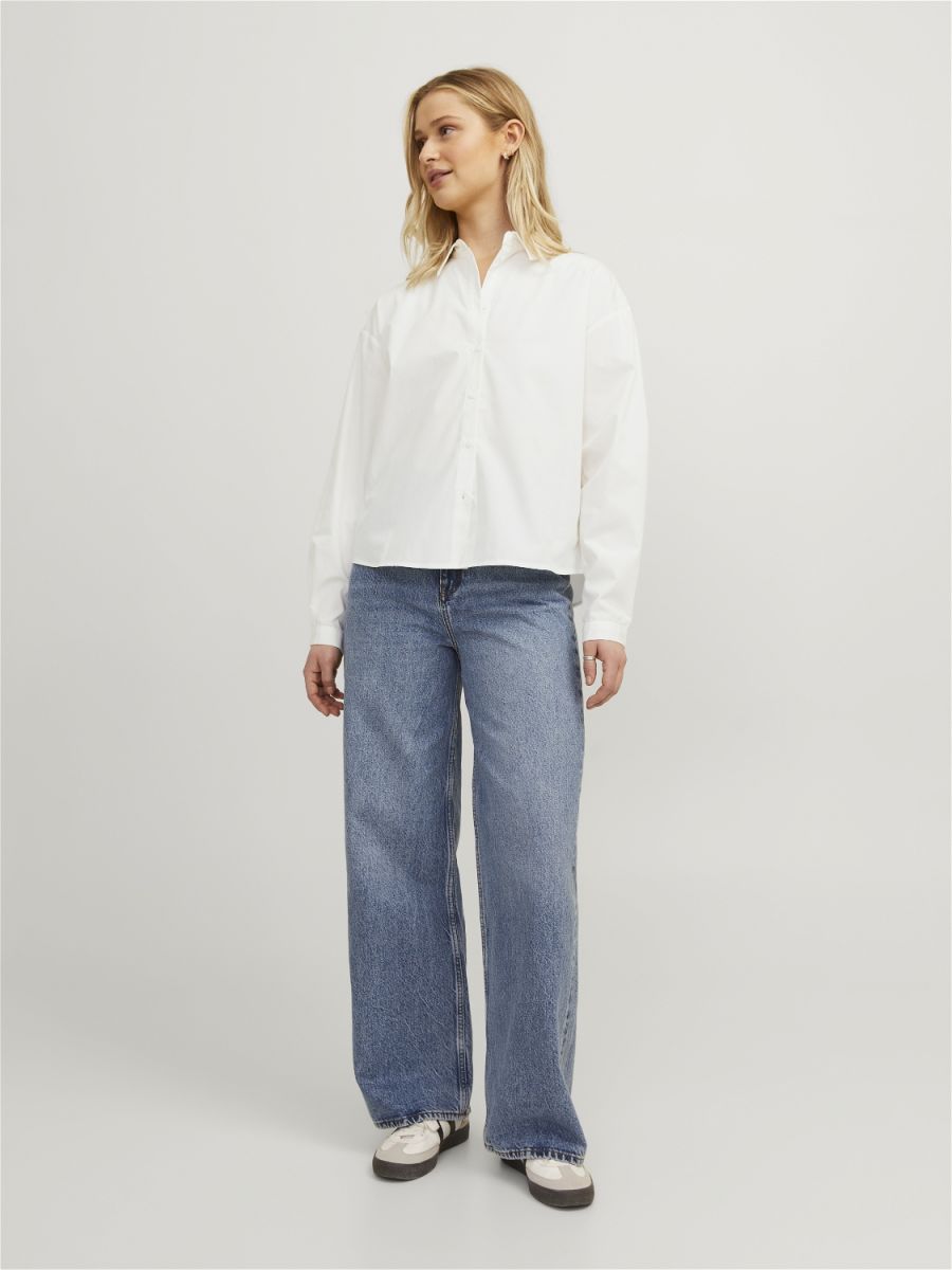 CAMICIE Donna JJXX 12203522 JXMISSION LS RELAX WHITE