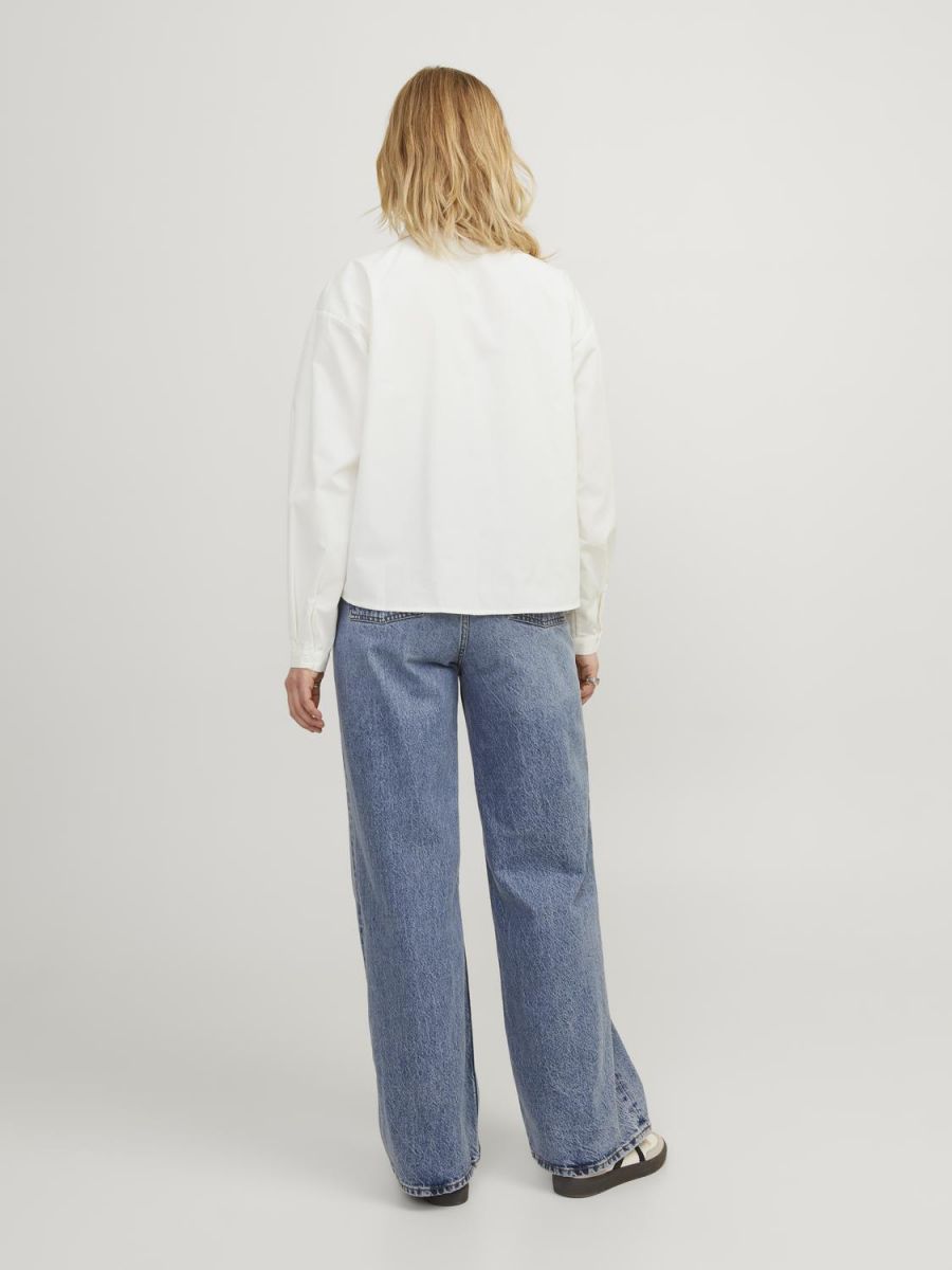 CAMICIE Donna JJXX 12203522 JXMISSION LS RELAX WHITE